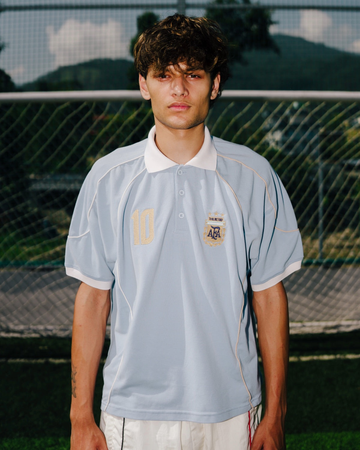 ARGENTINA RETRO POLO JERSEY