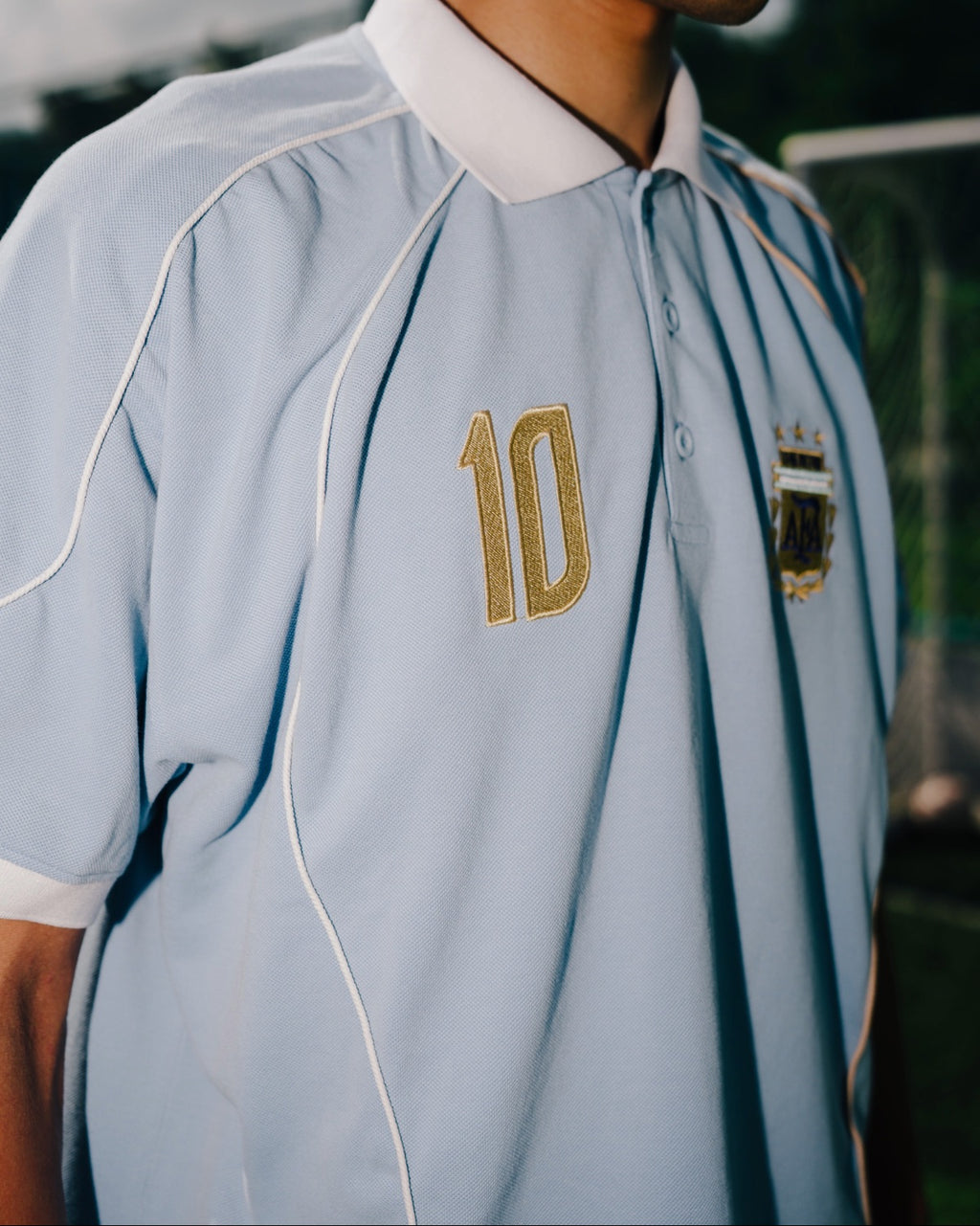 ARGENTINA RETRO POLO JERSEY