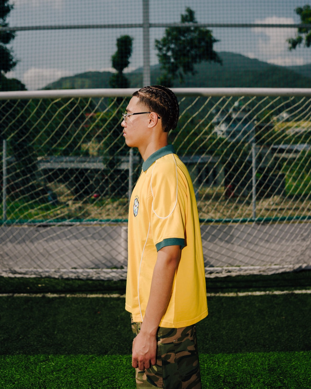BRAZIL RETRO POLO JERSEY