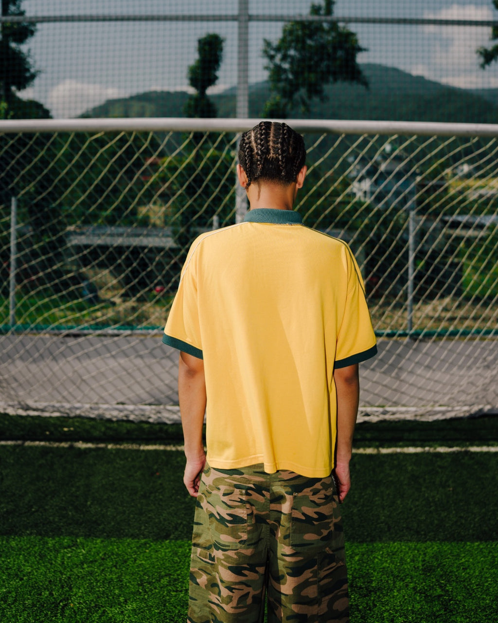 BRAZIL RETRO POLO JERSEY
