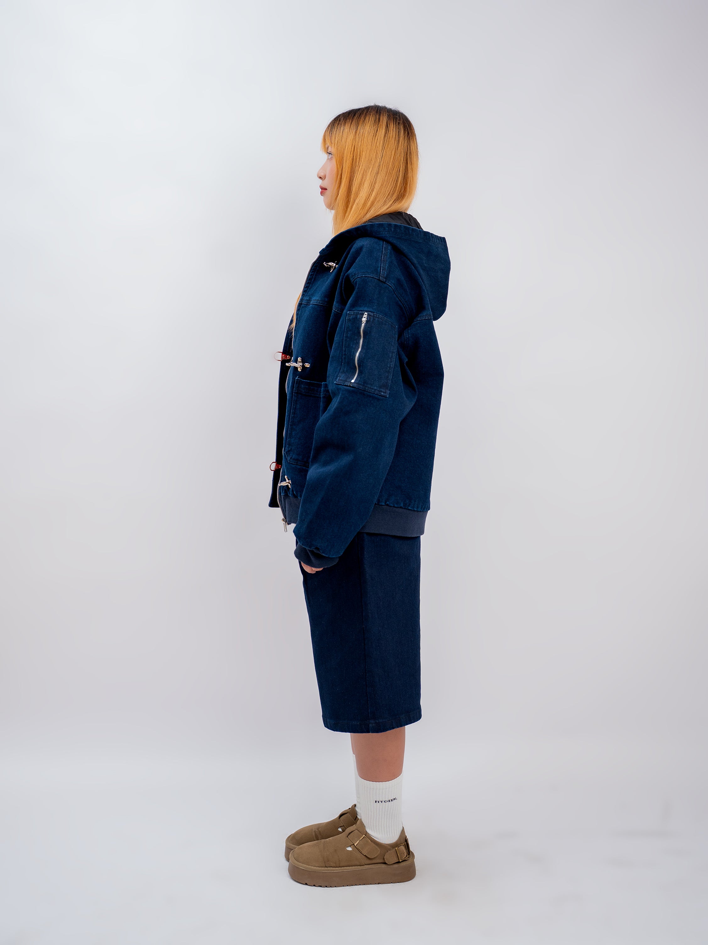 FIREMAN CLASP DENIM JACKET BLUE EDITION