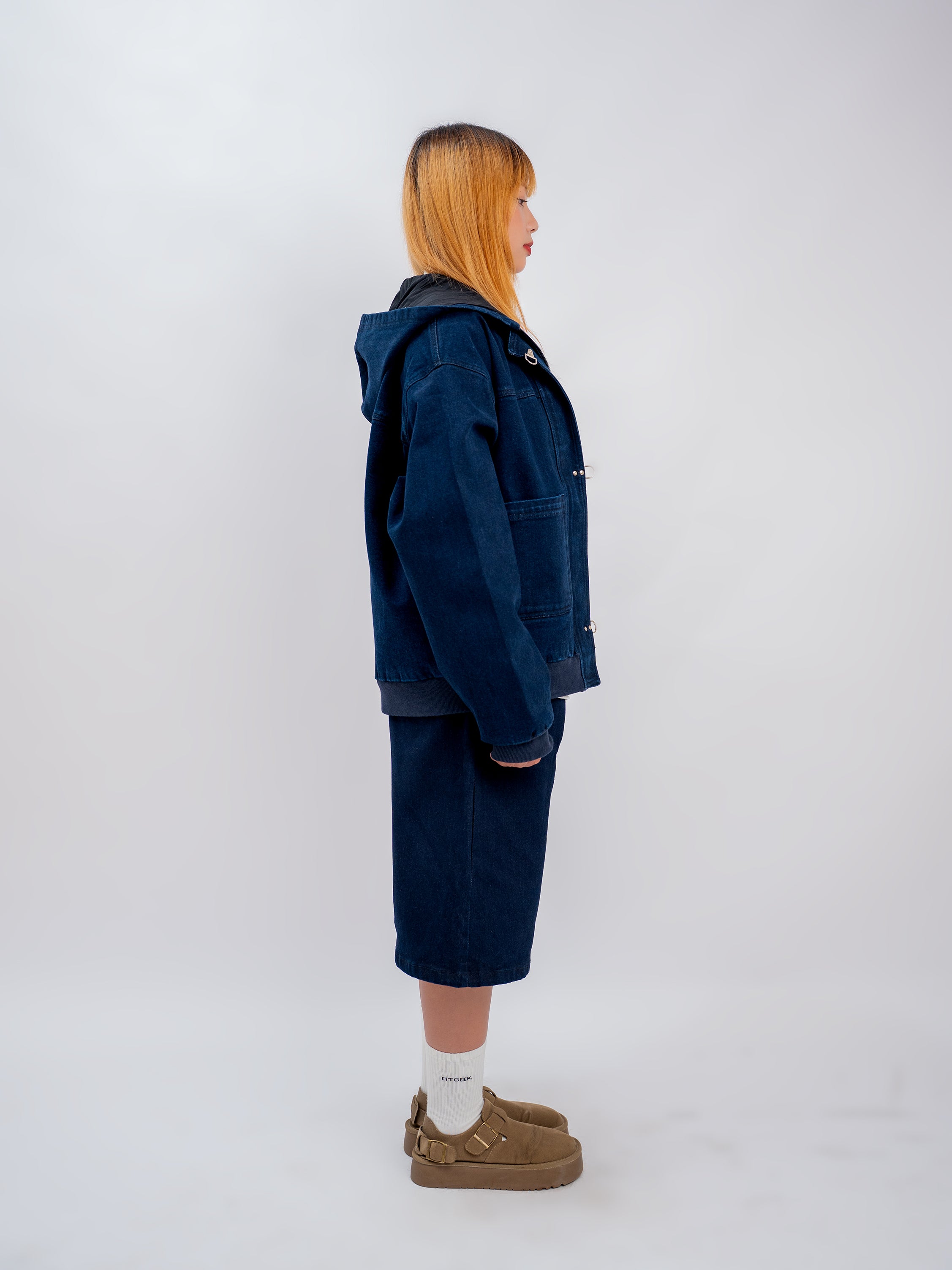 FIREMAN CLASP DENIM JACKET BLUE EDITION