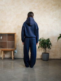 COZYLINE BLUE ESSENTIAL HOODIE