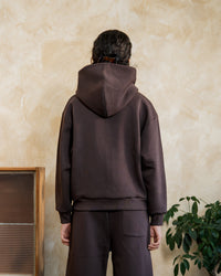 COZYLINE BROWN ZIPUP JACKET