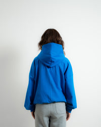 COBALT BLUE ZIP HOODIE