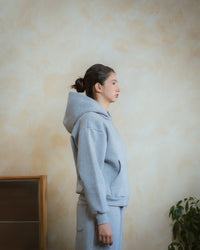 COZYLINE GREY ZIPUP JACKET