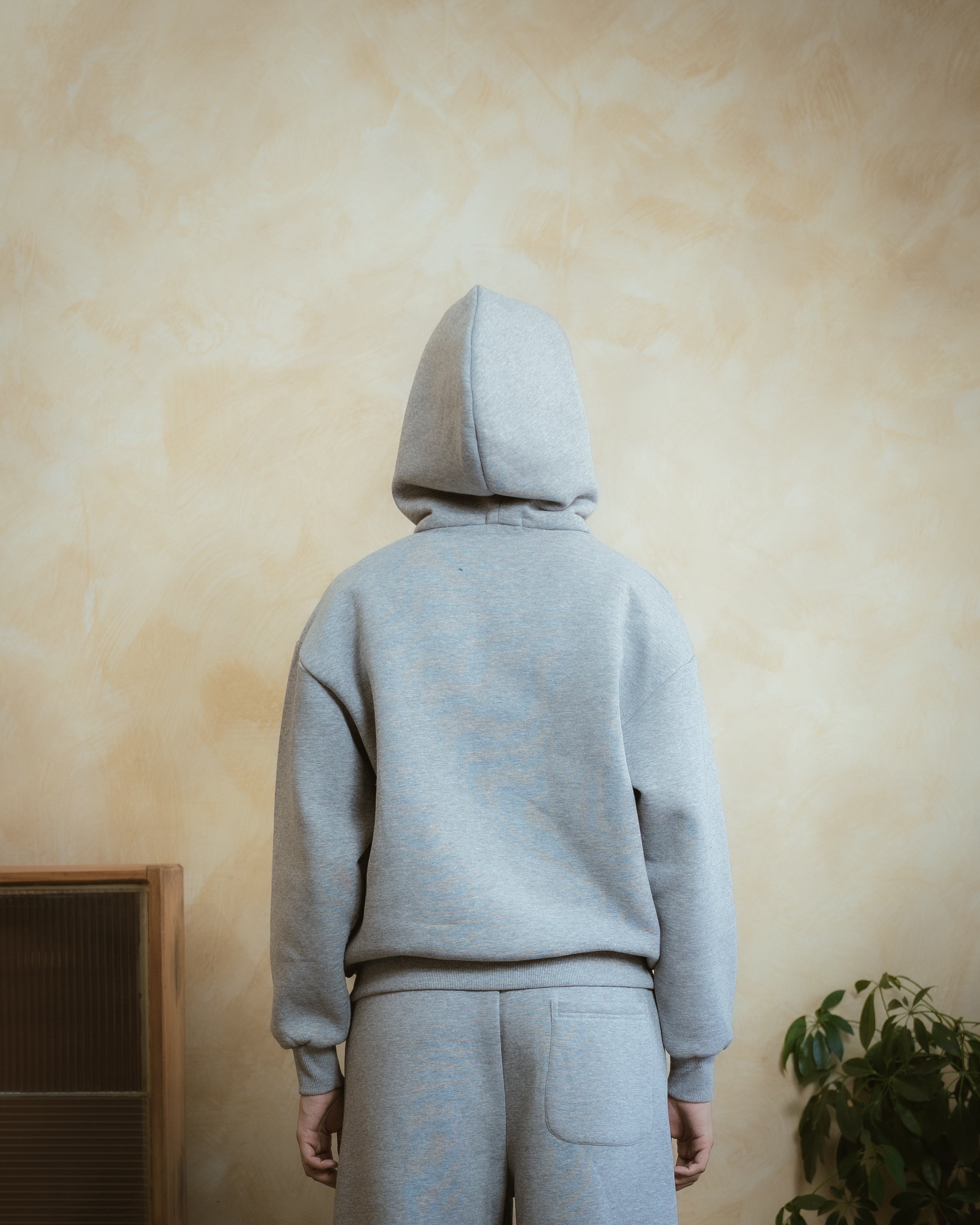 COZYLINE GREY ZIPUP JACKET