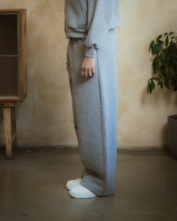 COZYLINE COZY GREY BARREL SWEATPANTS