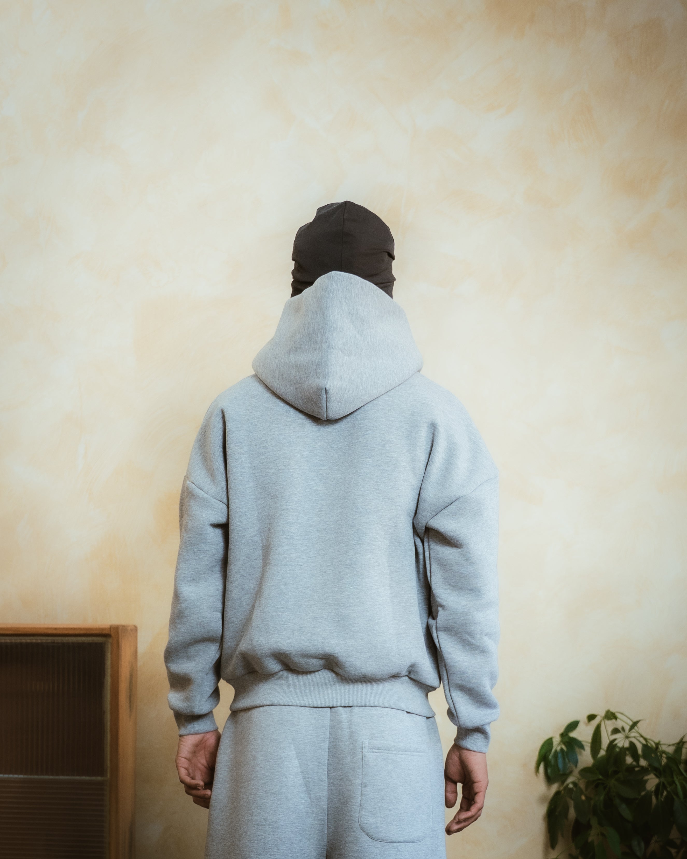COZYLINE GRAY ESSENTIAL HOODIE